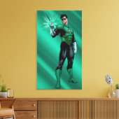 Groene lantaarn en ring canvas afdruk (Insitu (Woonkamer))