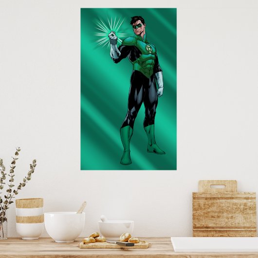 Groene lantaarn en ring poster (Keuken)