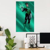 Groene lantaarn en ring poster (Thuiskantoor)