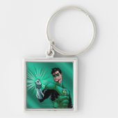 Groene lantaarn en ring sleutelhanger (Voorkant)