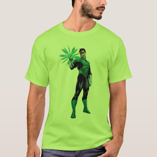 Groene lantaarn en ring t-shirt (Voorkant)