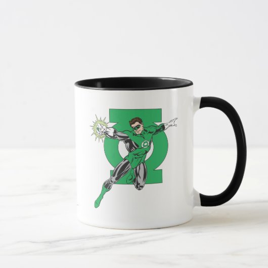 Groene lantaarn en symbool mok (Rechts)