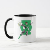 Groene lantaarn en symbool mok (Links)