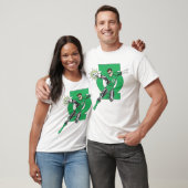 Groene lantaarn en symbool t-shirt (Unisex)
