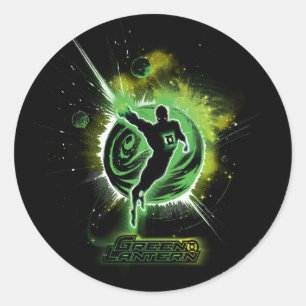Groene lantaarn - EO Ronde Sticker