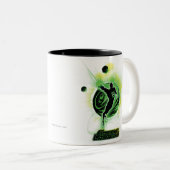 Groene lantaarn - EO Tweekleurige Koffiemok (Voorkant rechts)