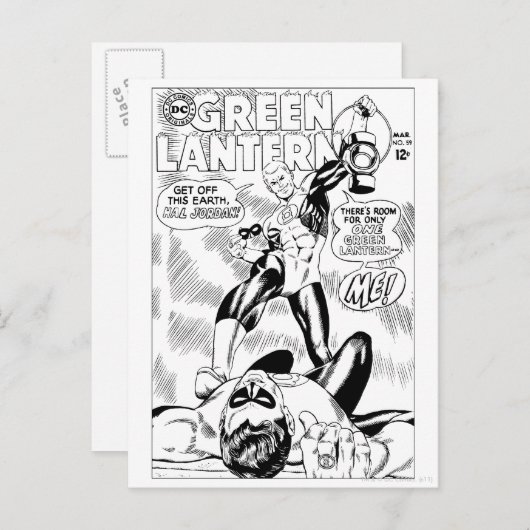 Groene Lantaarn - Ga van deze oerhal Jordan af, Bl Briefkaart (Voorkant / Achterkant)