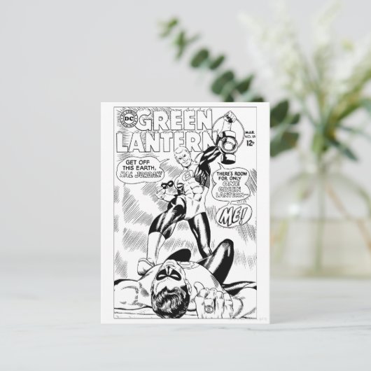 Groene Lantaarn - Ga van deze oerhal Jordan af, Bl Briefkaart (Staand voorkant)