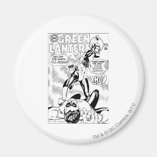 Groene Lantaarn - Ga van deze oerhal Jordan af, Bl Magneet (Voorkant)