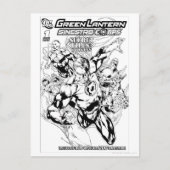 Groene Lantaarn - Geheim Hoesje Bestanden en Oorsp Briefkaart (Voorkant)