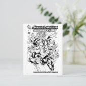 Groene Lantaarn - Geheim Hoesje Bestanden en Oorsp Briefkaart (Staand voorkant)