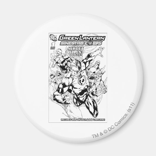 Groene Lantaarn - Geheim Hoesje Bestanden en Oorsp Magneet (Voorkant)