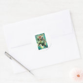 Groene Lantaarn - Geheim Hoesje Bestanden en Oorsp Ronde Sticker (Envelop)