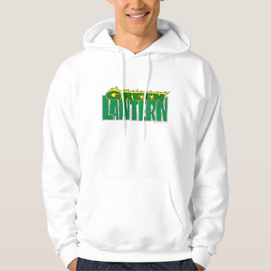 Groene Lantaarn - Gele Flammen Hoodie (Voorkant)