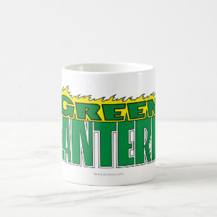 Groene Lantaarn - Gele Flammen Koffiemok