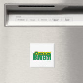 Groene Lantaarn - Gele Flammen Magneet (Insitu (Vaatwasser))