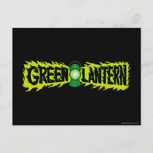 Groene lantaarn - Ggloeiende lantaarn 2 Briefkaart (Voorkant)