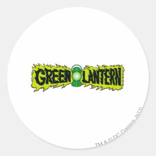 Groene lantaarn - Ggloeiende lantaarn 2 Ronde Sticker