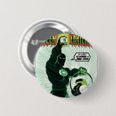 Groene lantaarn - Ggloeiende lantaarn Ronde Button 5,7 Cm (Voorkant /achterkant)