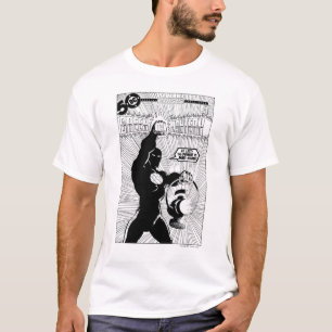 Groene lantaarn - Glanzende lantaarn, zwart en wit T-shirt