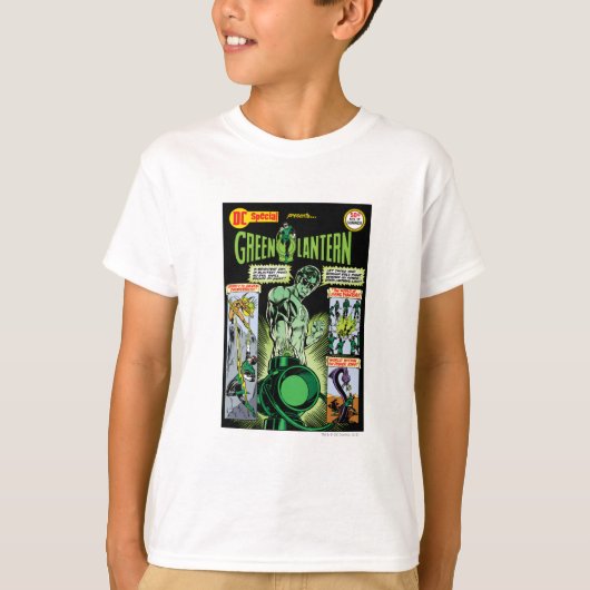 Groene Lantaarn - Groene Grijze Comic T-shirt (Voorkant)
