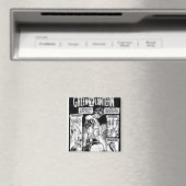 Groene Lantaarn - Groene met de hand beklede komie Magneet (Insitu (Vaatwasser))