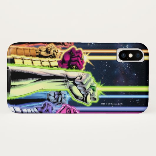 Groene lantaarn - handen in de lucht Case-Mate iPhone case (Achterkant (horizontaal))