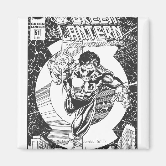 Groene Lantaarn - Het begint allemaal hier, Black  Magneet (Voorkant)