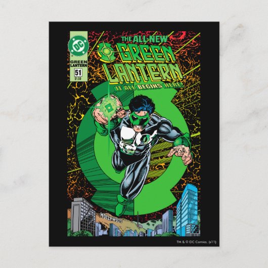 Groene Lantaarn - Het begint allemaal hier Briefkaart (Voorkant)