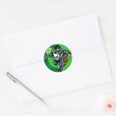 Groene Lantaarn - Het begint allemaal hier Ronde Sticker (Envelop)
