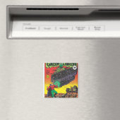 Groene Lantaarn in de loopgraven Magneet (Insitu (Vaatwasser))