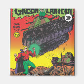 Groene Lantaarn in de loopgraven Magneet (Voorkant)