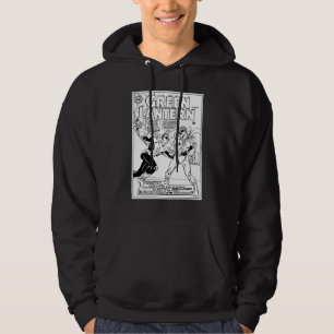 Groene Lantaarn in de ring, zwart en wit Hoodie
