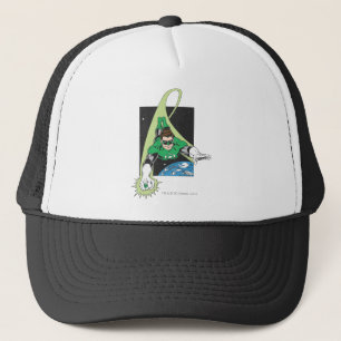 Groene Lantaarn in de ruimte Trucker Pet