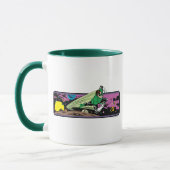 Groene Lantaarn in ruimte Mok (Links)