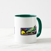 Groene Lantaarn in ruimte Mok (Voorkant rechts)