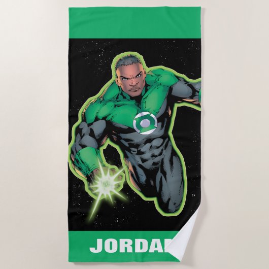 Groene Lantaarn John Stewart Strandlaken (Voorkant)