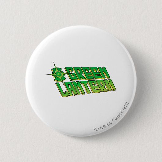 Groene Lantaarn - Logo - Geelzucht Ronde Button 5,7 Cm (Voorkant)