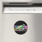 Groene lantaarn maakt door ruimte magneet (Insitu (Vaatwasser))