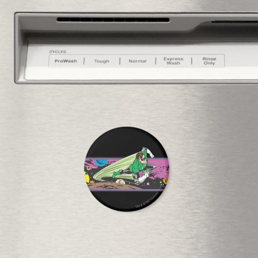 Groene lantaarn maakt door ruimte magneet (Insitu (Vaatwasser))