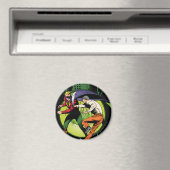 Groene Lantaarn met kapje in gevecht Magneet (Insitu (Vaatwasser))