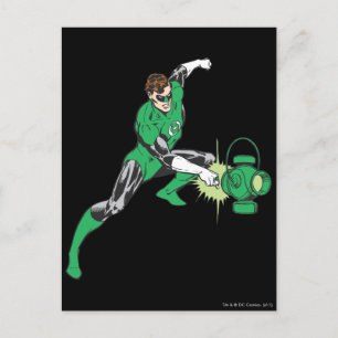 Groene Lantaarn met Lantaarn 2 Briefkaart