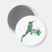 Groene Lantaarn met Lantaarn 2 Magneet (Voorkant / Achterkant)