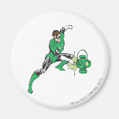 Groene Lantaarn met Lantaarn 2 Magneet (Voorkant)