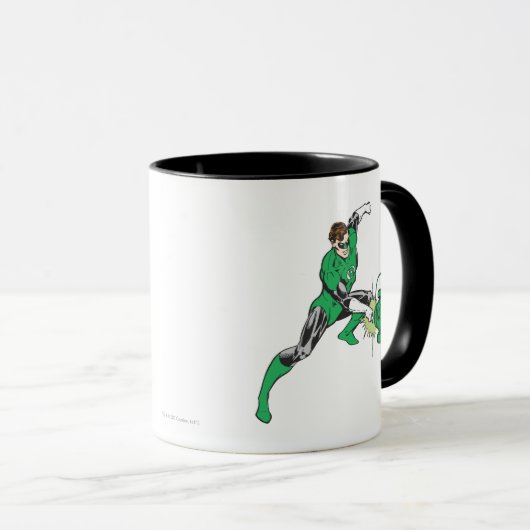 Groene Lantaarn met Lantaarn 2 Mok (Voorkant rechts)