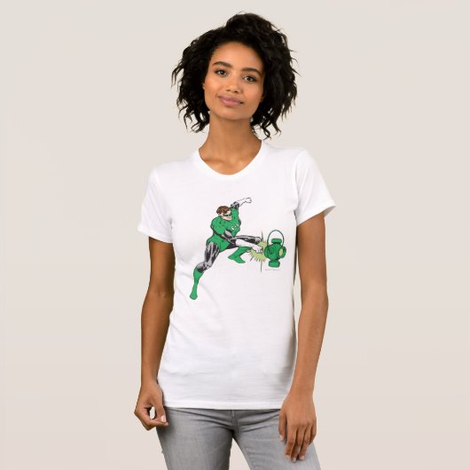 Groene Lantaarn met Lantaarn 2 T-shirt (Voorkant volledig)