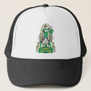 Groene Lantaarn met letters Trucker Pet