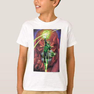 Groene Lantaarn met lichtstroom - Kleur T-shirt