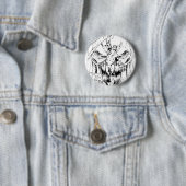 Groene Lantaarn met lichtstroom Ronde Button 5,7 Cm (In situ)