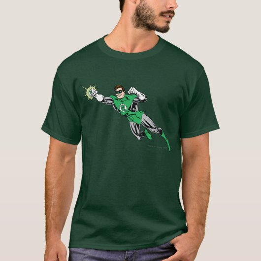 Groene lantaarn naar links 2 t-shirt (Voorkant)